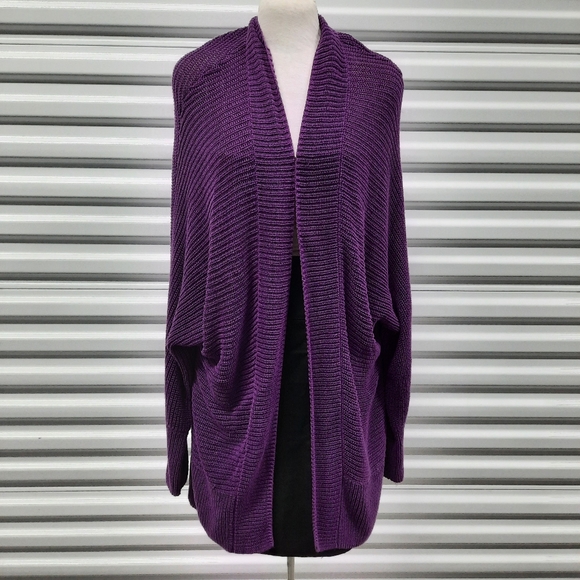 Miss Tina Sweaters - Miss Tina By Tina Knowles Long Cardigan Sweater